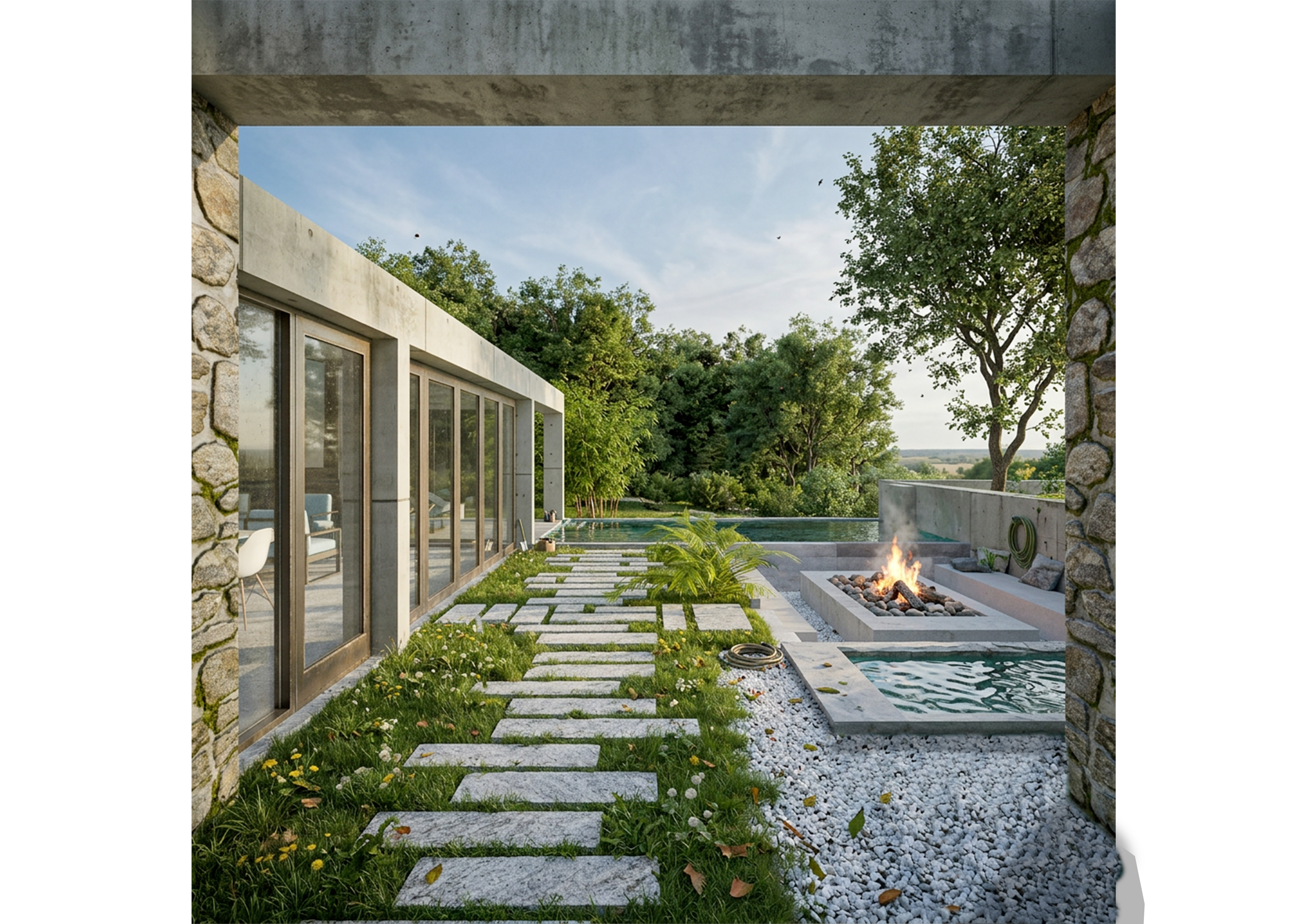 Render jardin